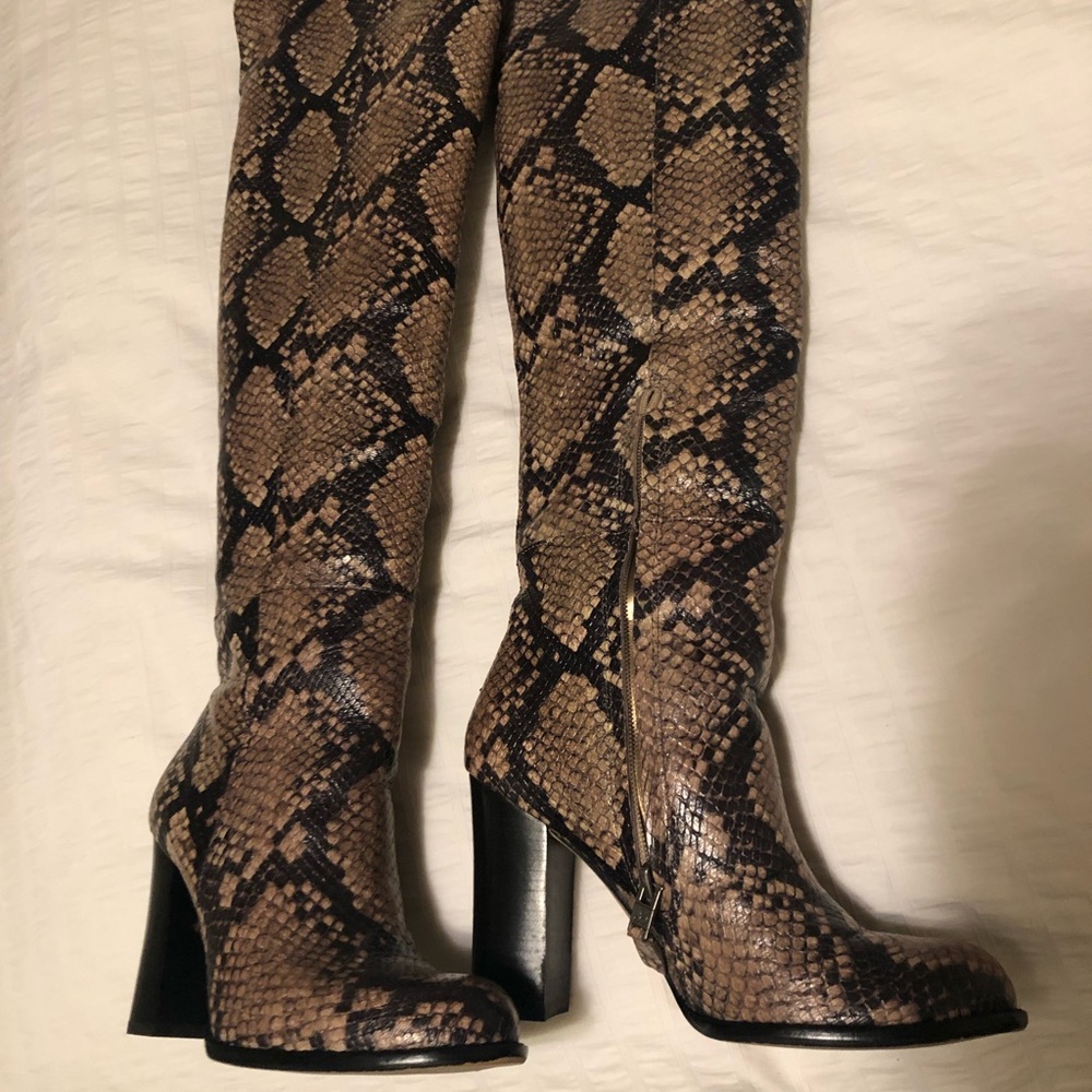 Sam Edelman Rylan Snakeskin Boots